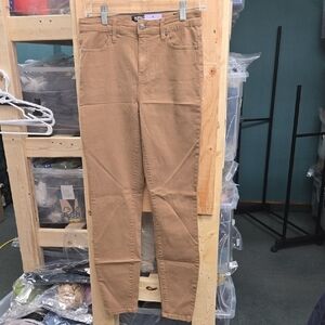 Buffalo David Bitton Size 4 Tan Hanna High Rise Stretch Skinny Jeans